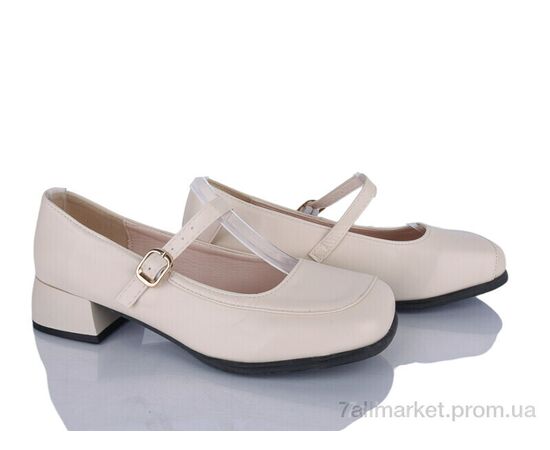 Туфлі жіночі стильні Весна/осінь Prime KT-A-3 beige (8 пар р.37-40) "Prime-Opt" недорого оптом від прямого постачальника, зображення 2