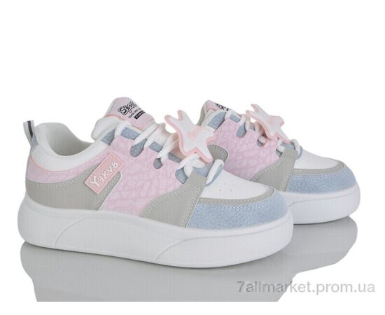 Кросівки жіночі модні Весна/осінь Prime KT-K1226 pink (8 пар р.37-40) "Prime-Opt" недорого оптом від прямого постачальника, зображення 2