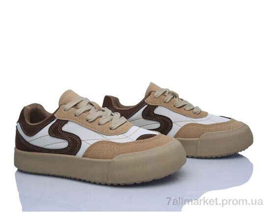 Кросівки жіночі модні Весна/осінь Prime KT-K5 brown (8 пар р.37-40) "Prime-Opt" недорого оптом від прямого постачальника, зображення 2