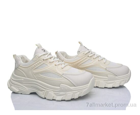 Кросівки жіночі модні Весна/осінь Prime KT-Q9 beige (8 пар р.37-40) "Prime-Opt" недорого оптом від прямого постачальника, зображення 2