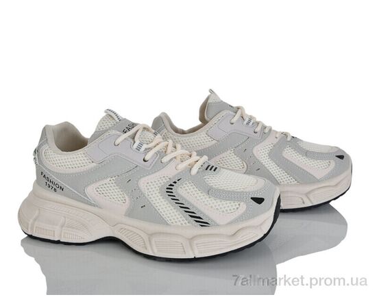 Кросівки жіночі модні Весна/осінь Prime KT-X23 beige (8 пар р.37-40) "Prime-Opt" недорого оптом від прямого постачальника, зображення 2