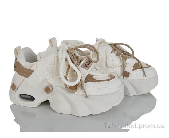 Кросівки жіночі модні Весна/осінь Prime KT-YB2811 beige (8 пар р.37-40) "Prime-Opt" недорого оптом від прямого постачальника, зображення 2