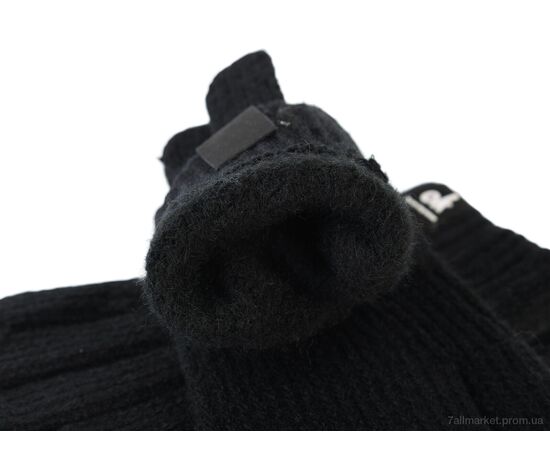 Фотография Перчатки для детей Зима 6019-1 альпака black (12 шт. р.сетка 8-10) "CAP" недорого оптом от прямого поставщика, изображение 2