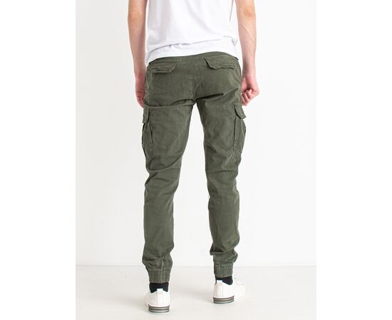 Фотография Джоггеры мужские 1643 khaki р.30-38 "Seven Group" недорого оптом от прямого поставщика, изображение 2