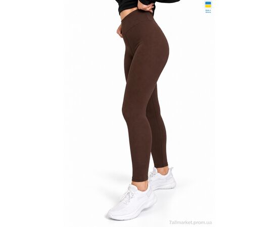 Фотография Лосинсы женские Зима 7225 шоколад (4 шт. р.сетка S-XL) "Sport style" недорого оптом от прямого поставщика, изображение 2