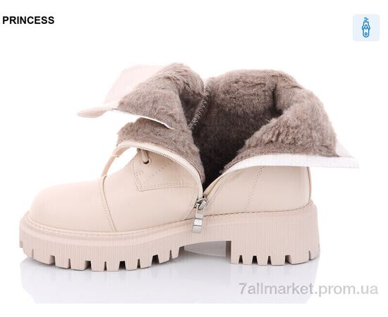Черевики жіночі стильні Зима Q002 (6 пар р.36-40) "Princess" недорого оптом від прямого постачальника, зображення 2