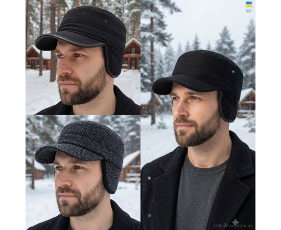 Фотография Шапка мужская Зима 1136 mix (5 шт. р.сетка 56-60) "Mabi" недорого оптом от прямого поставщика, изображение 2