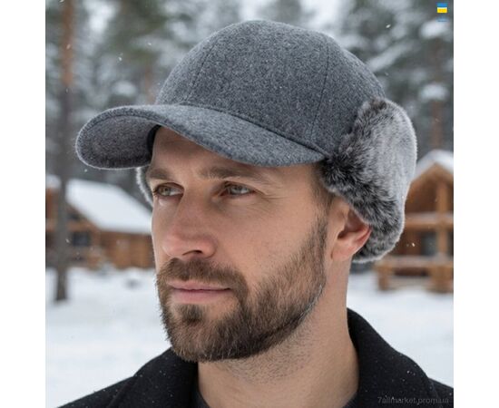 Фотография Шапка мужская Зима 1139 mix (3 шт. р.сетка M-XL) "Mabi" недорого оптом от прямого поставщика, изображение 2