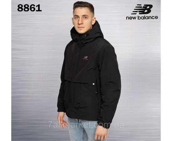 Фотография Куртка мужская демисезонная двухсторонняя New Balance размеры  L-4XL (2цв) "REMAIN" недорого от прямого поставщика, изображение 2