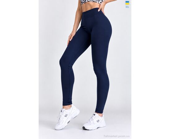 Лосінси жіночі Зима N7000 синій (4 шт. р.сіткаXL-4XL) "Sport style" недорого оптом від прямого постачальника, зображення 2