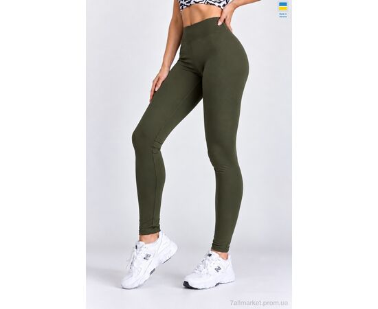 Лосінси жіночі Зима 700 хакі (4 шт. р.сіткаS-XL) "Sport style" недорого оптом від прямого постачальника, зображення 2