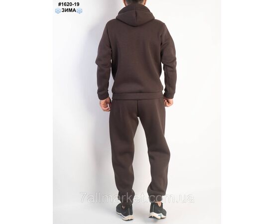 Спортивний костюм чоловічий турецька тринитка на флісі норма 48(M),50(L),52(XL),54(2XL),56(3XL) (4кв "NOWEMBER", зображення 3