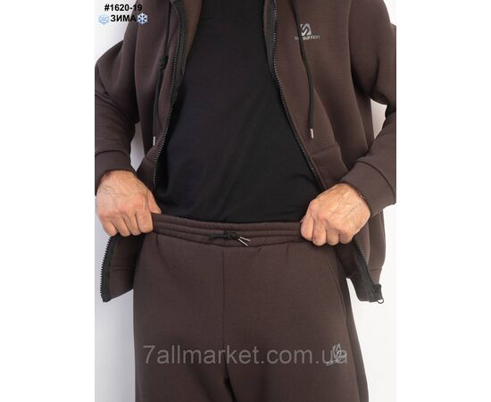 Спортивний костюм чоловічий турецька тринитка на флісі норма 48(M),50(L),52(XL),54(2XL),56(3XL) (4кв "NOWEMBER", зображення 4