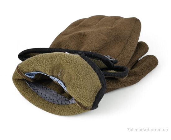 Фотография Перчатки мужские Зима A21 khaki (12 шт. р.сетка L-2XL) "TUZZI" недорого оптом от прямого поставщика, изображение 2