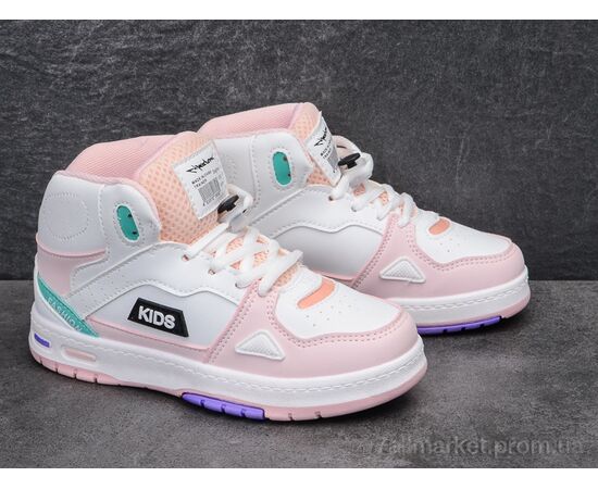 Кросівки дитячі модні Весна/осінь Y79-0186B pink (6 пар р.32-37) "Violeta" недорого оптом від прямого постачальника, зображення 2