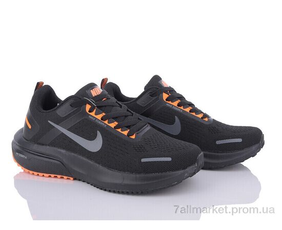 Фотография Кроссовки мужские модные Весна/осень S12(N215) black-orange (8 пар р.40-44) "Violeta" недорого оптом от прямого поставщика, изображение 2