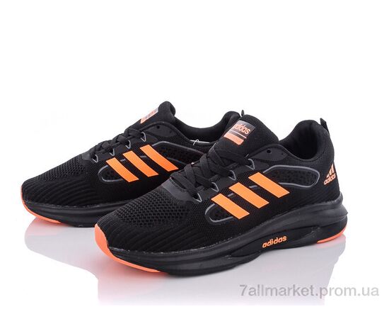 Фотография Кроссовки мужские модные Весна/осень MB01(H240) black-orange (8 пар р.40-44) "Violeta" недорого оптом от прямого поставщика, изображение 2