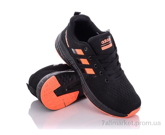 Фотография Кроссовки мужские модные Весна/осень MB06(H106) black-orange (8 пар р.40-44) "Violeta" недорого оптом от прямого поставщика, изображение 2