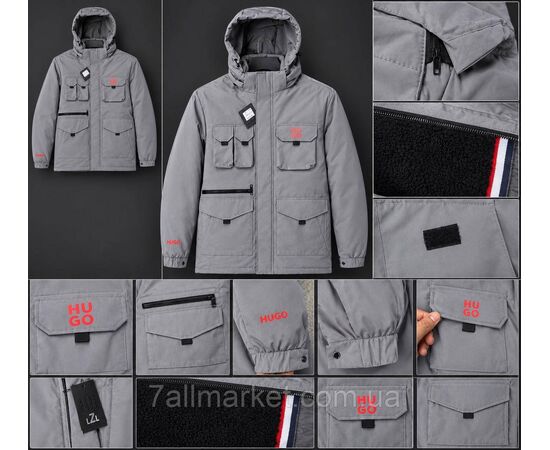 Фотография Куртка мужская зимняя плащевка  размеры L-4XL (4цв)"MACCALI" недорого от прямого поставщика, изображение 4