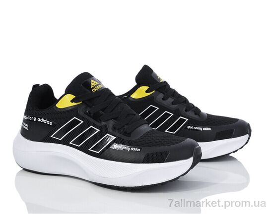 Кросівки жіночі модні Весна/осінь HD33(173-7) black (8 пар р.40-45) "Violeta" недорого оптом від прямого постачальника, зображення 2