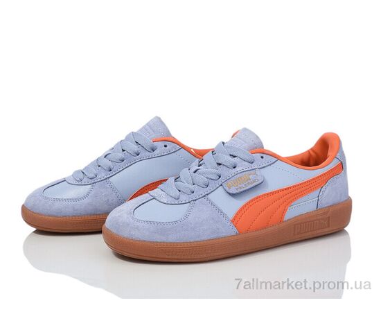 Фотография Кроссовки женские модные Весна/осень HD49-1102 blue-orange (8 пар р.36-41) "Violeta" недорого оптом от прямого поставщика, изображение 2