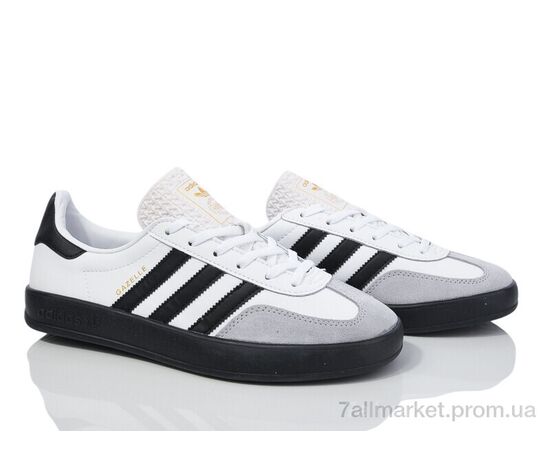 Фотография Кроссовки мужские модные Весна/осень HD59-1105-1 white-black (8 пар р.40-45) "Violeta" недорого оптом от прямого поставщика, изображение 2
