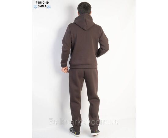 Спортивний костюм чоловічий турецька тринитка на флісі норма 48(M),50(L),52(XL),54(2XL),56(3XL) (4кв "NOWEMBER", зображення 3