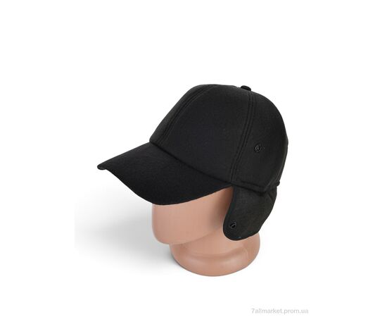 Кепка для чоловіків Зима G13-8 black (5 шт. р.сітка54-58) "Red Hat" недорого оптом від прямого постачальника, зображення 2