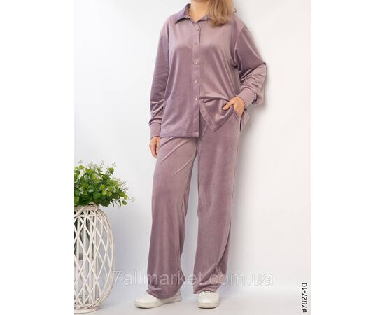 Фотография Костюм домашній жіночий велюр 44(S),46(M),48(L),50(XL) (7цв) "NOWEMBER" недорого от прямого поставщика, изображение 4