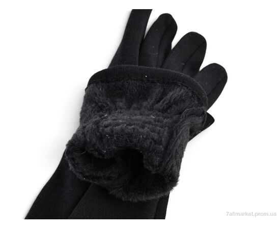 Рукавички жіночі Зима 3606-4 black (12 шт. р.сітка6,5-8,5) "KUINH" недорого оптом від прямого постачальника, зображення 2