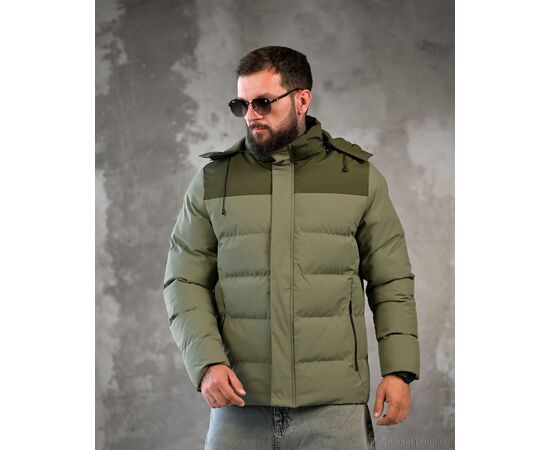 Куртка чоловіча Зима BL25-JK3099 green (5 шт. р.сіткаM-3XL) "3033" недорого оптом від прямого постачальника, зображення 2