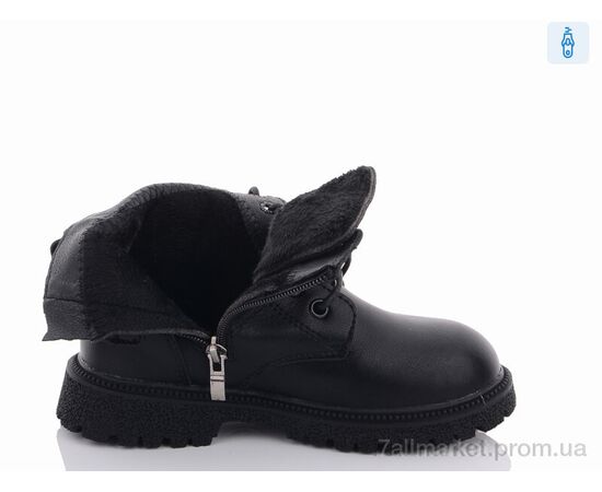 Фотография Ботинки детские удобные Весна/осень Y94(0447B) black (6 пар р.32-37) "Violeta" недорого оптом от прямого поставщика, изображение 2