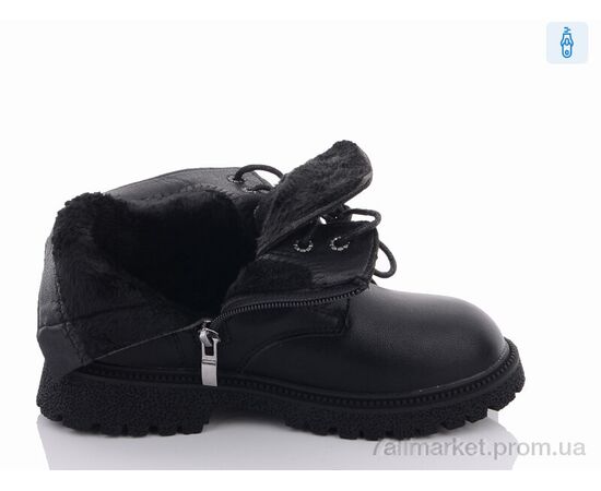 Фотография Ботинки детские удобные Весна/осень Y91(0290B) black (6 пар р.32-37) "Violeta" недорого оптом от прямого поставщика, изображение 2
