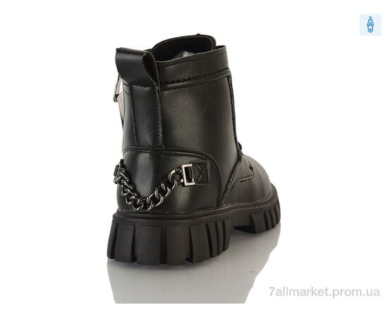 Черевики дитячі зручні Весна/осінь Y100(0580B) black (6 пар р.32-37) "DINO ALBAT" недорого оптом від прямого постачальника, зображення 2