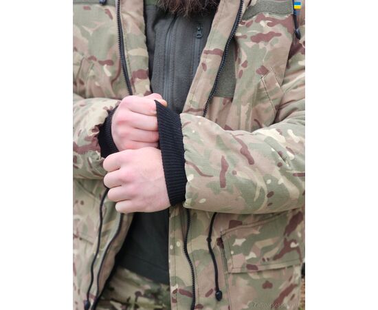 Куртка чоловіча Зима 0031 (рип-стоп) хакі (10 шт. р.сітка44-62) "Military and tourism" недорого оптом від прямого постачальника, зображення 4