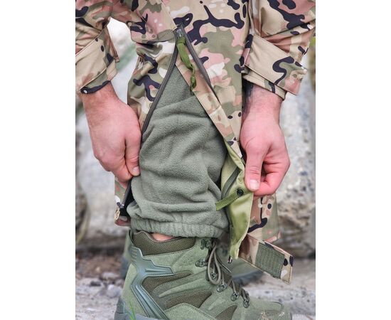 Костюм чоловічий Зима 0033 (софтшелл) хакі (6 шт. р.сіткаS-3XL) "Military and tourism" недорого оптом від прямого постачальника, зображення 4