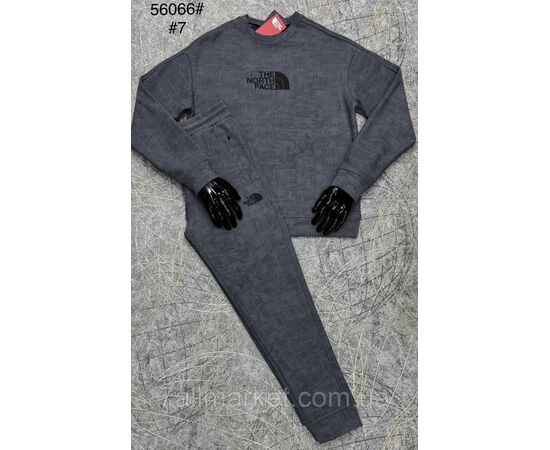 Фотография Спортивный костюм мужской на велюре размеры L-4XL(4цв)"PROSTOMEN" недорого от прямого поставщика, изображение 4
