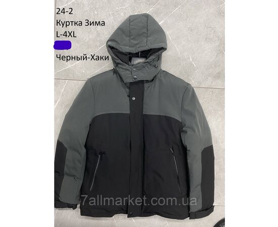 Фотография Куртка мужская зимняя с капюшоном размеры L-4XL (2цв) "NEW NOCE" купить недорого от прямого поставщика, изображение 2