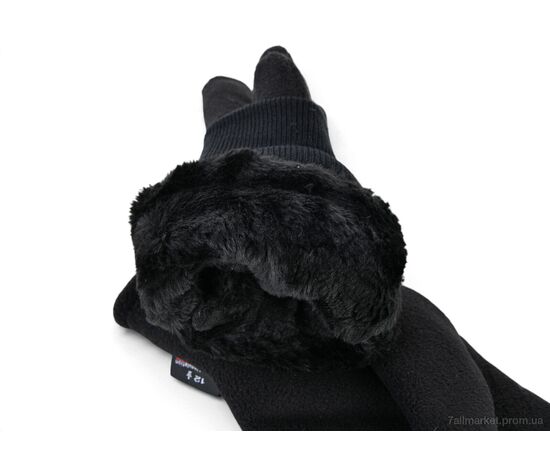 Фотография Перчатки мужские Зима 3 black (10 шт. р.сетка 11-13) "KUINH" недорого оптом от прямого поставщика, изображение 2