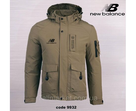 Фотография Куртка мужская зимняя с капюшоном NEW BALANCE размеры 46-54 (2цв)  "REMAIN" купить недорого от прямого поставщика, изображение 2