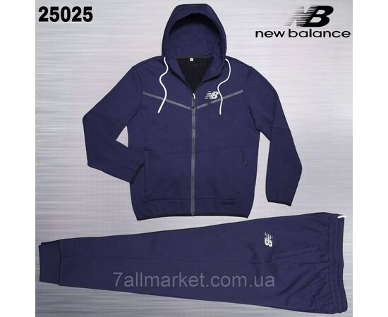Фотография Спортивный мужской костюм на флис велюре New Balance размеры  M-3XL (5цв)  "REMAIN" купить недорого от прямого поставщика, изображение 5