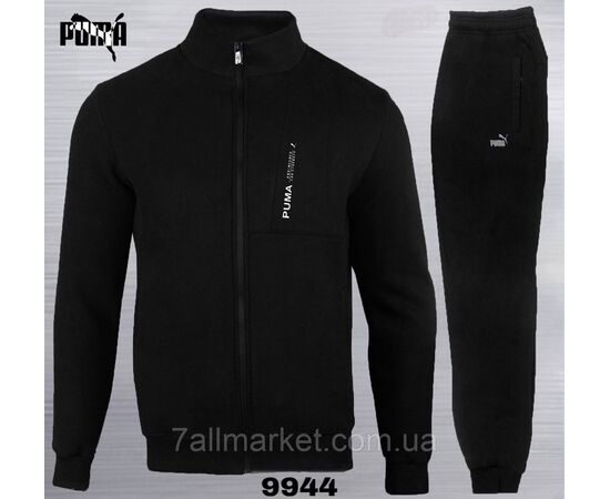Фотография Спортивный мужской костюм на флисе Пума р-ры 2XL-6XL  (3цв) "REMAIN"  недорого от прямого поставщика, изображение 2
