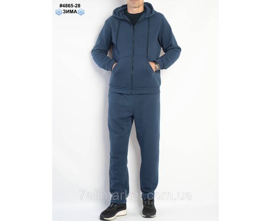 Фотография Спортивний костюм чоловічий тринитка на флісі норма 48(M),50(L),52(XL),54(2XL),56(3XL) (3цв) "NOWEMBER", изображение 3