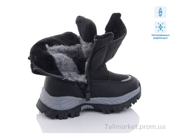Фотография Ботинки детские удобные зима B3036-1B (8 пар р.27-32) "Ok Shoes" недорого оптом от прямого поставщика, изображение 2