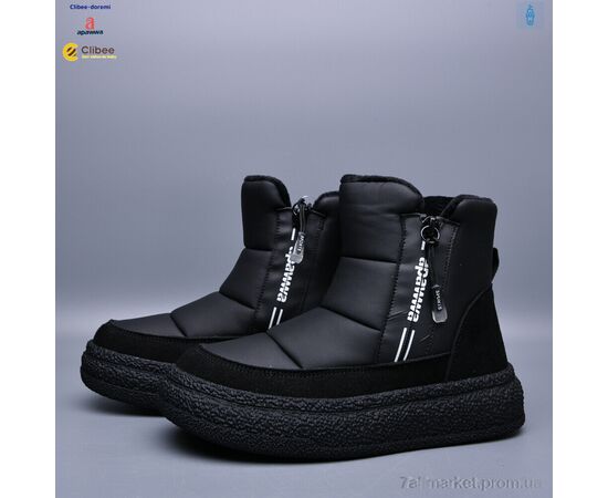 Фотография Ботинки детские удобные зима AB1293 black (8 пар р.33-38) "Clibee-Doremi" недорого оптом от прямого поставщика, изображение 2