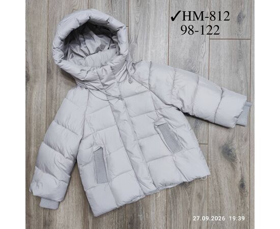 Куртка дитяча Зима HM812 бежевий (5 шт. р.сітка98-122) "Kids-modnik" недорого оптом від прямого постачальника, зображення 2
