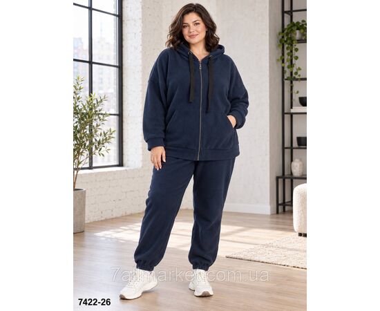 Фотография Спортивний костюм жіночий polar фліс 52(XL),54(2XL),56(3XL),58(4XL) (6цв) "NOWEMBER", изображение 2