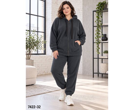 Фотография Спортивний костюм жіночий polar фліс 52(XL),54(2XL),56(3XL),58(4XL) (6цв) "NOWEMBER", изображение 3