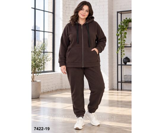 Фотография Спортивний костюм жіночий polar фліс 52(XL),54(2XL),56(3XL),58(4XL) (6цв) "NOWEMBER", изображение 4