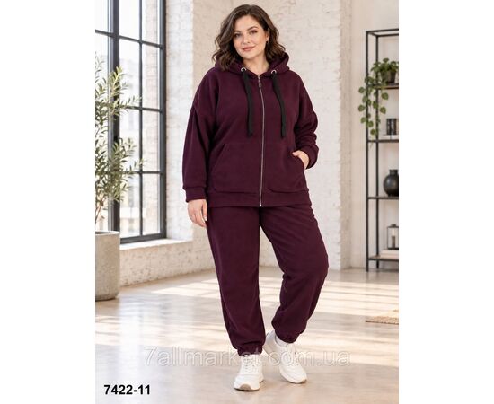 Фотография Спортивний костюм жіночий polar фліс 52(XL),54(2XL),56(3XL),58(4XL) (6цв) "NOWEMBER", изображение 5